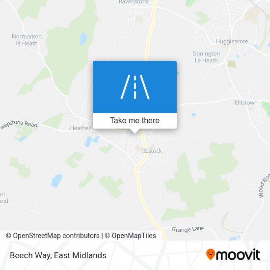 Beech Way map