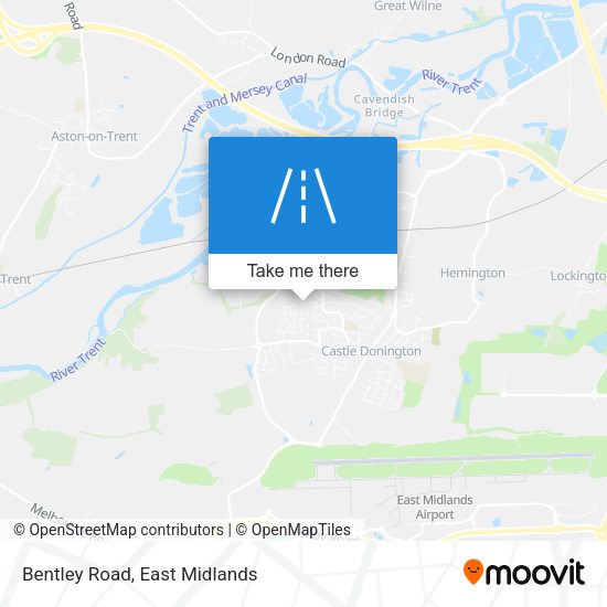 Bentley Road map