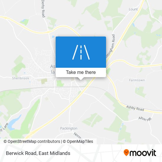 Berwick Road map