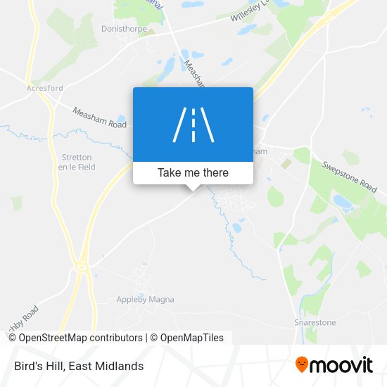 Bird's Hill map