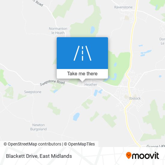 Blackett Drive map