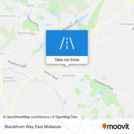 Blackthorn Way map