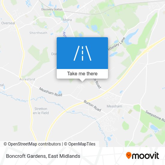Boncroft Gardens map
