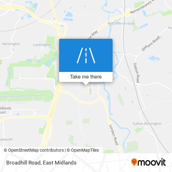 Broadhill Road map