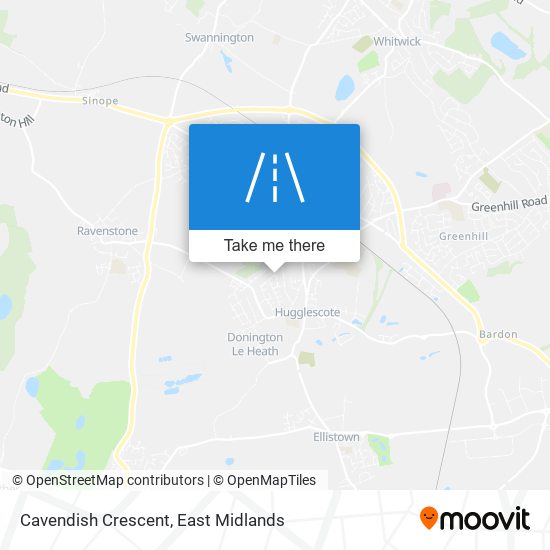 Cavendish Crescent map