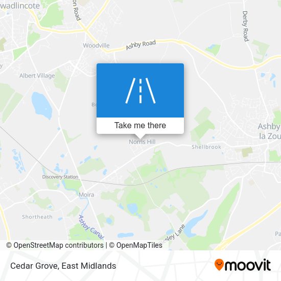 Cedar Grove map