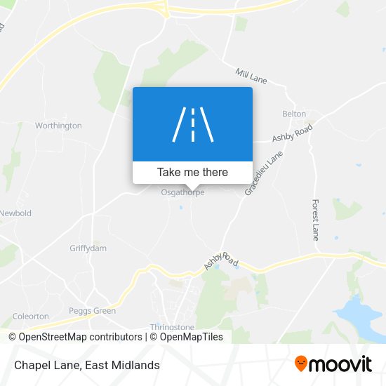 Chapel Lane map