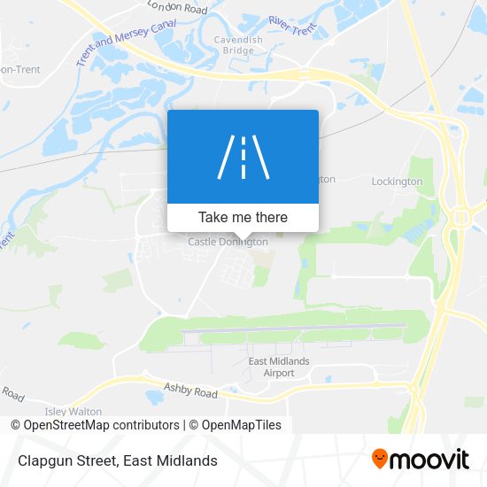 Clapgun Street map