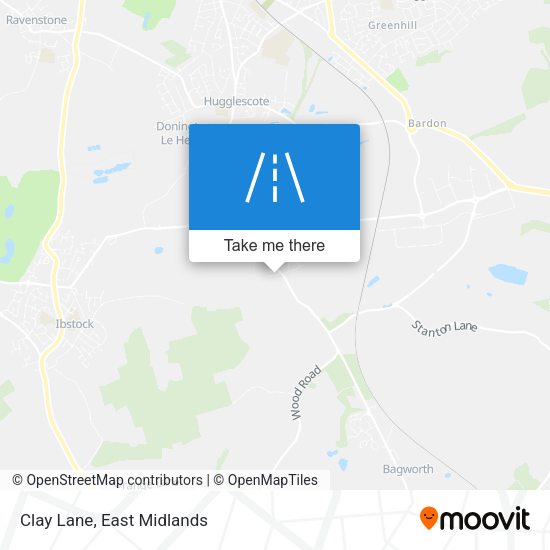 Clay Lane map