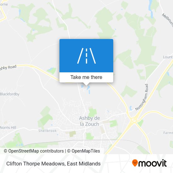 Clifton Thorpe Meadows map