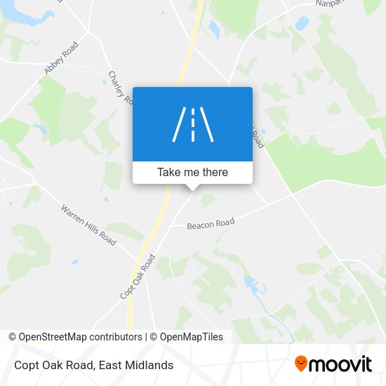 Copt Oak Road map