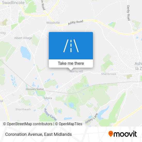 Coronation Avenue map