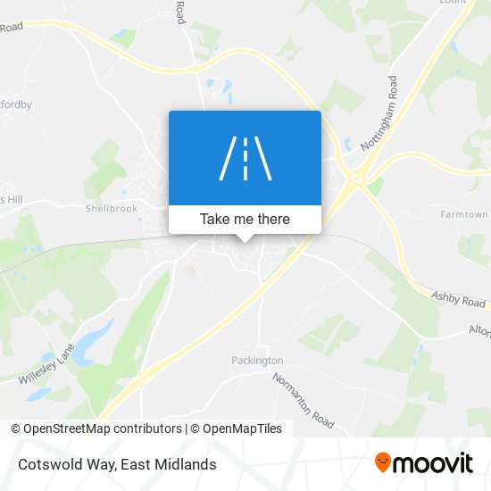 Cotswold Way map