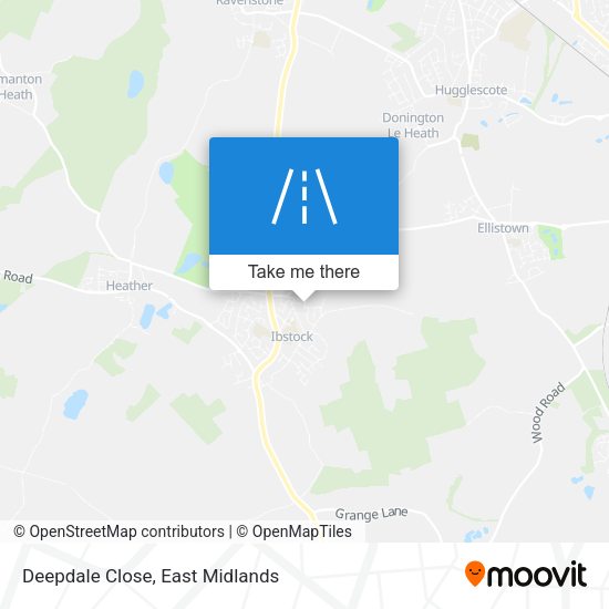 Deepdale Close map
