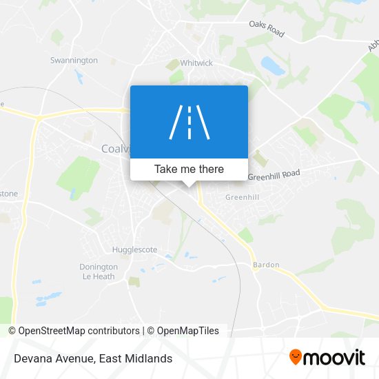 Devana Avenue map