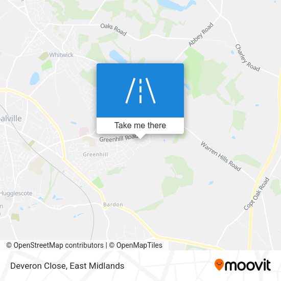 Deveron Close map