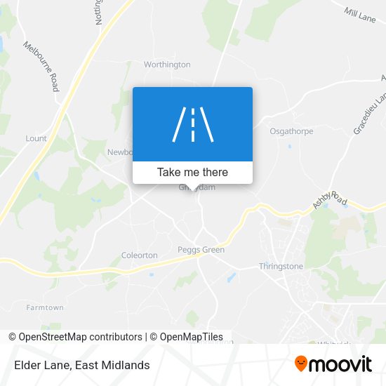 Elder Lane map