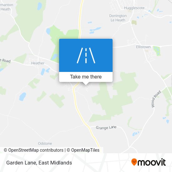 Garden Lane map