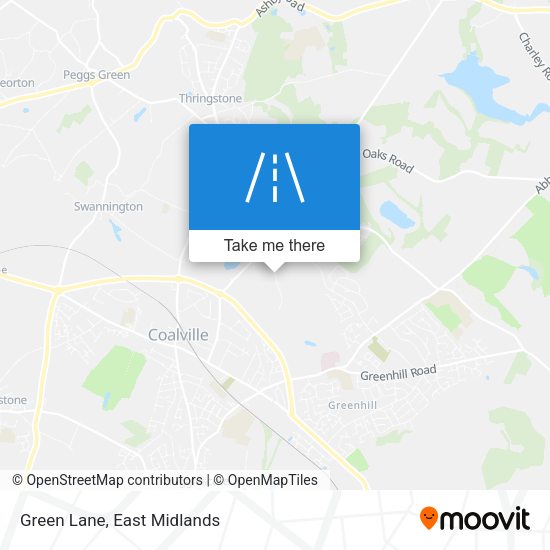 Green Lane map