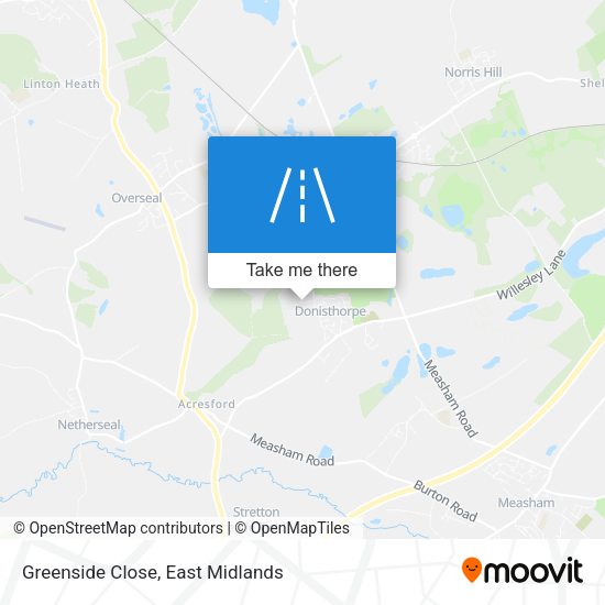 Greenside Close map