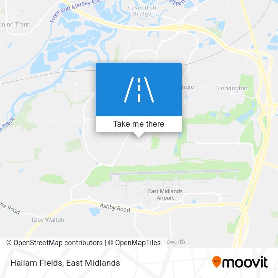 Hallam Fields map