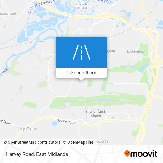 Harvey Road map