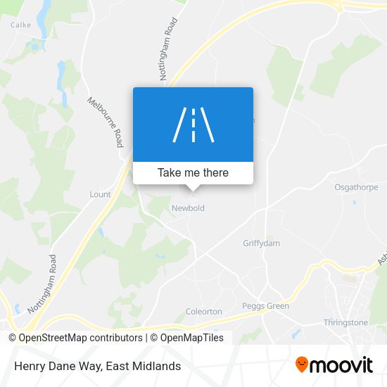 Henry Dane Way map