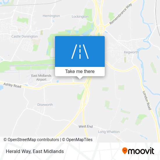 Herald Way map