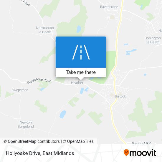 Hollyoake Drive map