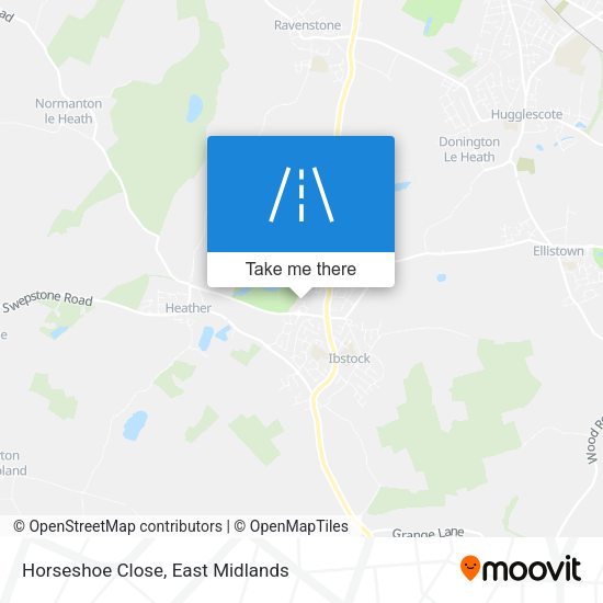Horseshoe Close map