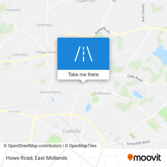 Howe Road map