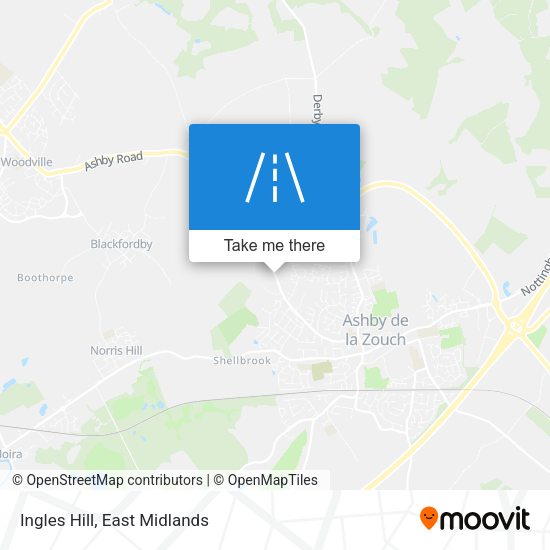 Ingles Hill map