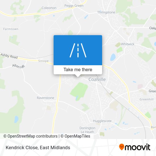 Kendrick Close map