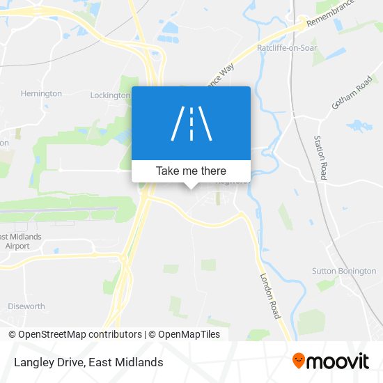 Langley Drive map