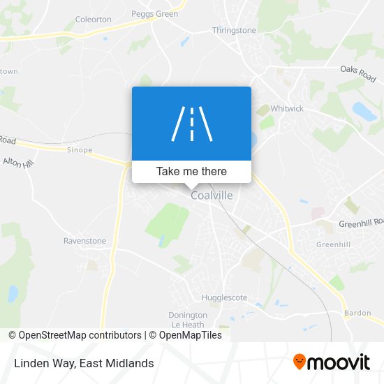 Linden Way map