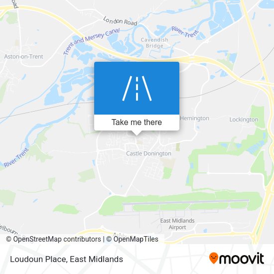 Loudoun Place map