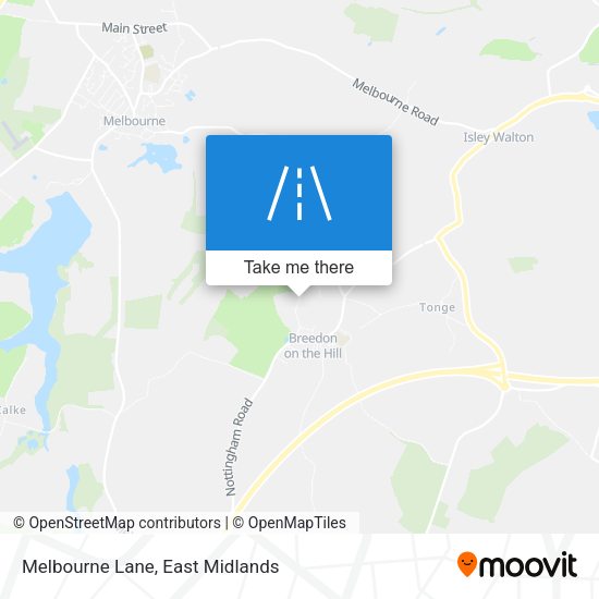 Melbourne Lane map