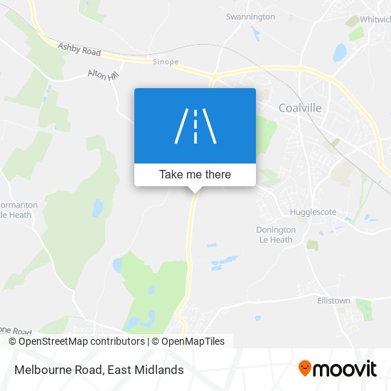 Melbourne Road map