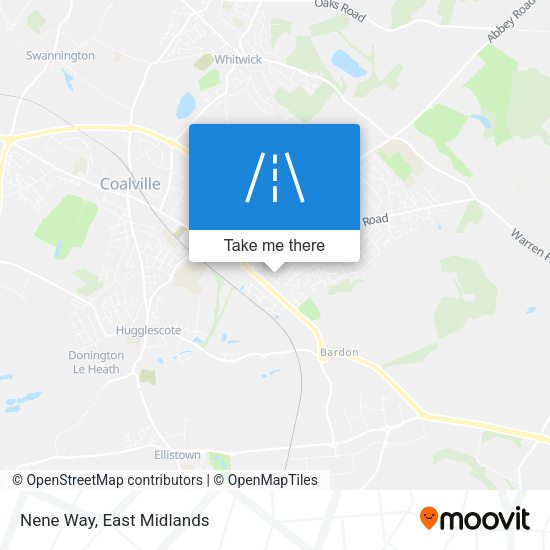 Nene Way map