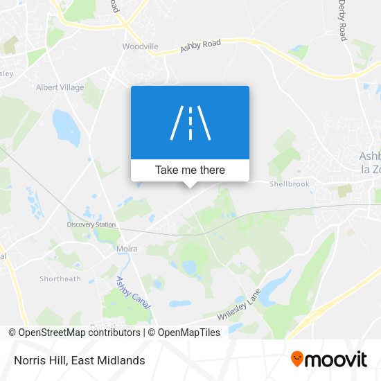 Norris Hill map