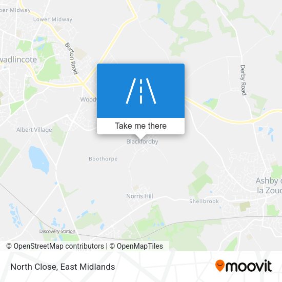 North Close map