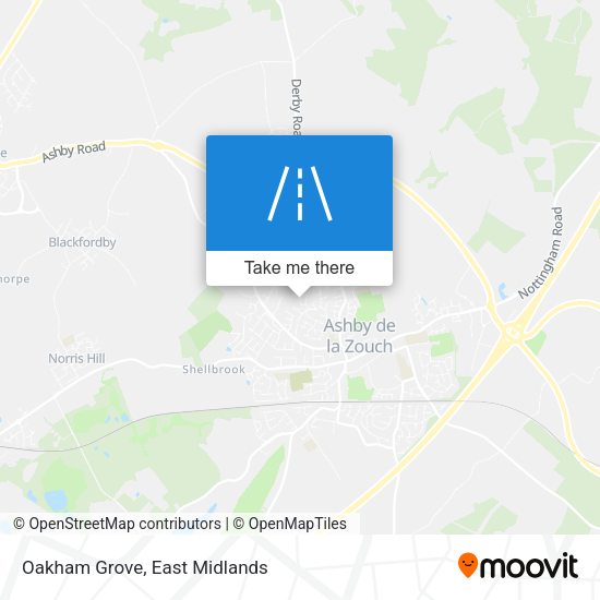 Oakham Grove map
