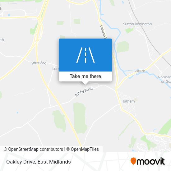 Oakley Drive map