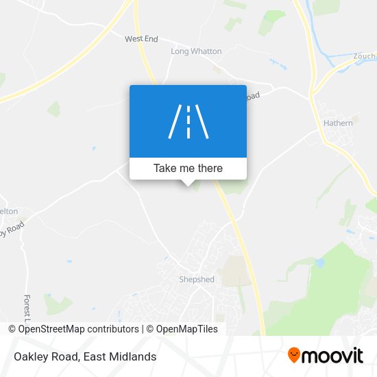 Oakley Road map