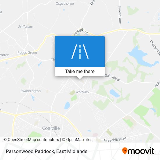Parsonwood Paddock map