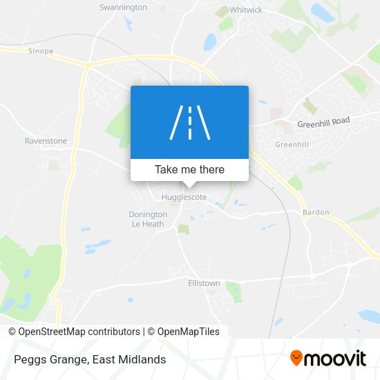 Peggs Grange map