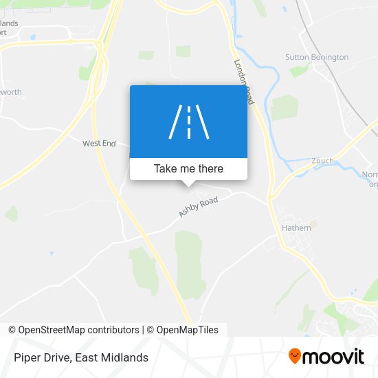 Piper Drive map
