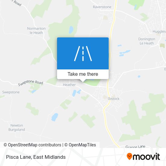 Pisca Lane map