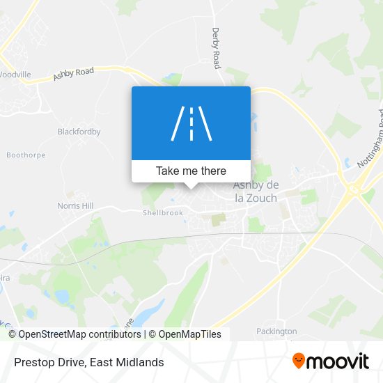 Prestop Drive map