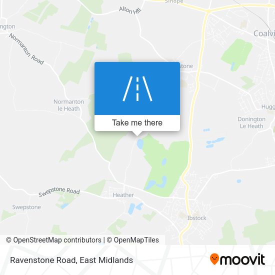 Ravenstone Road map